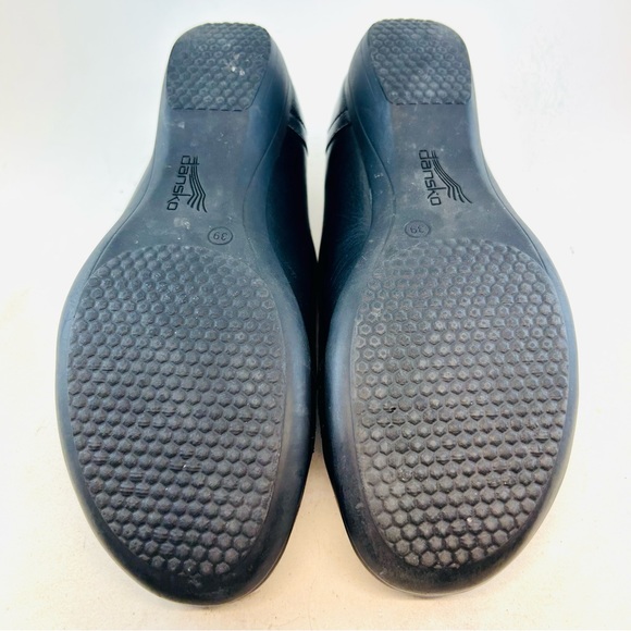 Dansko Black Milled Nappa Franny Loafers 39 8.5 9 - Picture 8 of 11